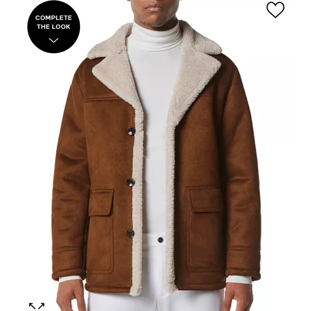 Jarvis jacket by Marc New York faux fur suede coat